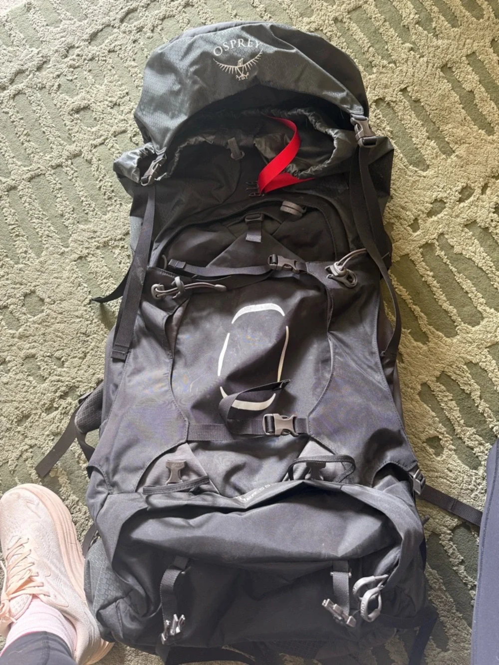 OSPREY Unisex Aether 55 Backpack - Black